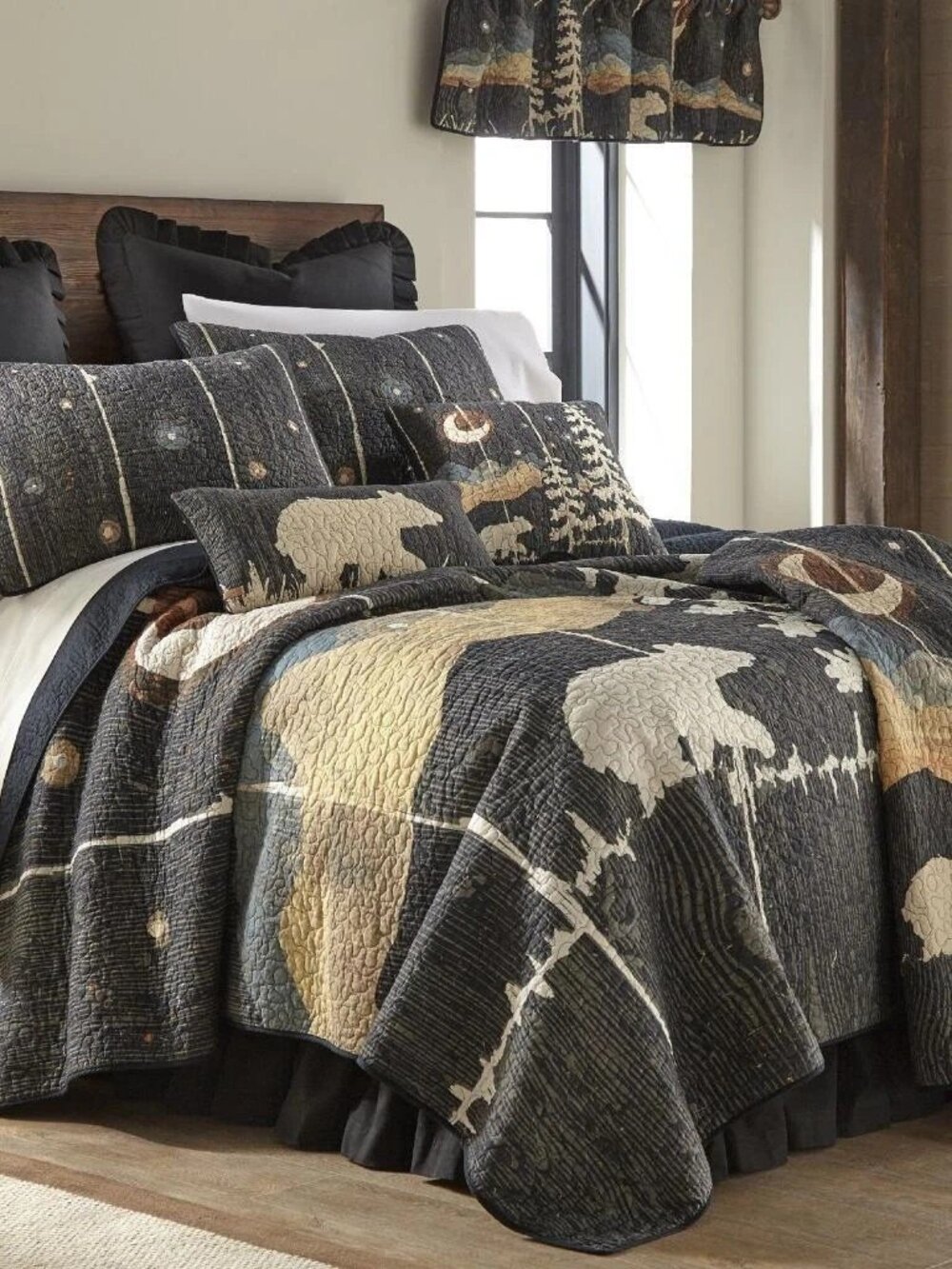 Donna Sharp Moonlit Bear Quilt Full / Queen NEW